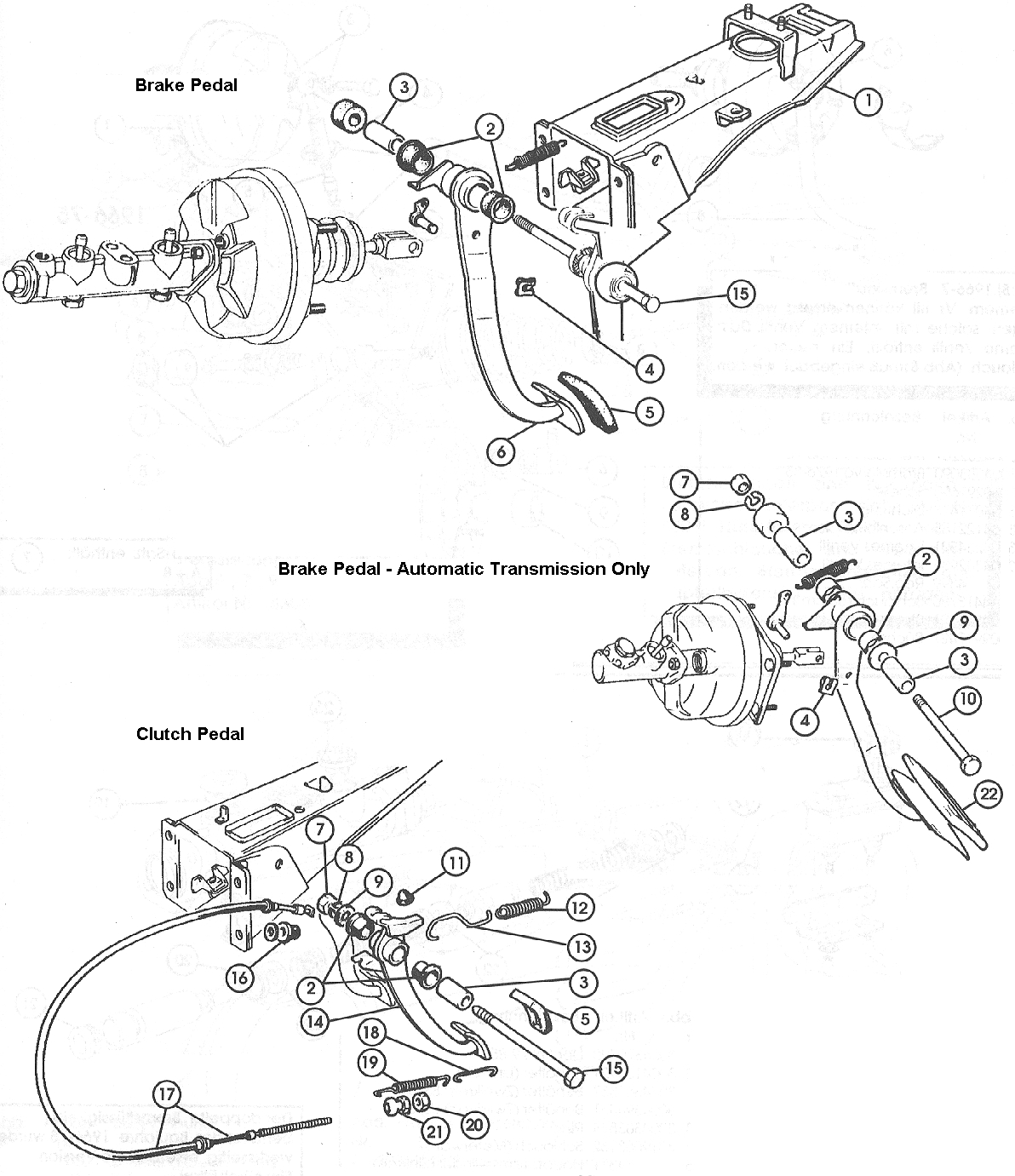 Brake & Clutch Pedals